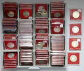 PRL duży zestaw PRÓB kolekcjonerskich - tzw. 'czerwone pudełka' (102)
