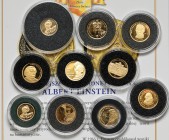Złote monety 11.24g Fine Au, 'Najmniejsze złote...' i inne (10)