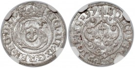 Zygmunt III Waza, Szeląg Ryga 1597 - NGC MS62