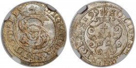 Zygmunt III Waza, Szeląg Ryga 1599 - NGC MS62