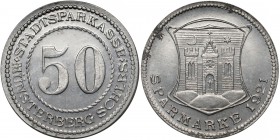 Münsterberg Schles. (Ziębice), 50 fenigów 1921 - ALUMINIUM - nienotowane
