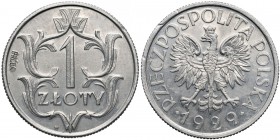 Próba ALUMINIUM 1 złoty 1929 - Kotarbińskiego - b. rzadka 1z10szt