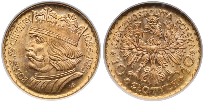 10 złotych 1925 Chrobry - NGC MS65
 Śliczna moneta w starym gradingu NGC. 

...