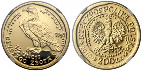 200 złotych 2010 Orzeł Bielik - NGC MS70 (MAX) MAX