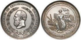 Medal Wystawa Rolniczo-Przemysłowa w Warszawie 1885 - BARDZO RZADKI R4
