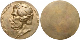 Medal jednostronny, Adam Mickiewicz 1908 RR