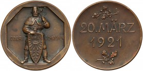 Medal Górny Śląsk (Ober Schlesien) 20 marca 1921