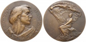 Medal, Fryderyk Chopin 1809-1849 (W. Szymanowski 1926)
