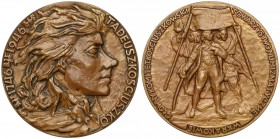 Medal BRĄZ Tadeusz Kościuszko 1746-1946 (F. Kalfas) - rzadkość