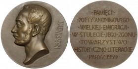 Medal Zygmunt Krasiński 1959 (Norwid) numerowany