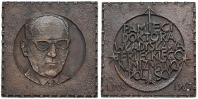 Plakieta, Pamięci Władysława Terleckiego Numizmatycy Polscy 1904-1967