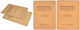 Wiadomości Numizmatyczno-Archeologiczne, Rok 1907 nr 1, 2-3