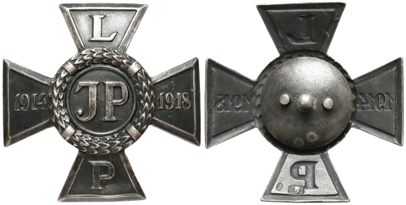Krzyż Legionowy, Srebro, Wykonanie KH
 Wykonanie w srebrze. Na dolnym ramieniu ...