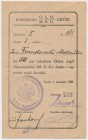 Lwów, O.L.O./M.S.O., Prawo do noszenia karabinu 1920 r.