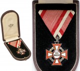 Military Merit Cross 3rd Class with War Decoration, in case