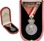 Military Merit Medal Signum Laudis in Silver, Franz Joseph, 2nd awarding