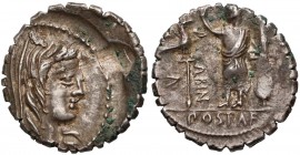 Republika, A. Postumius A. f. Sp. n. Albinus (81 pne) Denar