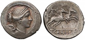 Republika, T. Carisius (46pne) Denar