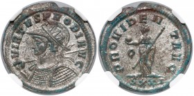 Probus, Antoninian Ticinum (276-282) - Providentia - militarne - NGC MS