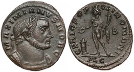 Galeriusz, Follis Lugdunum (301-303) - Geniusz