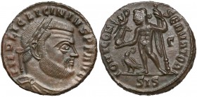 Licyniusz, Follis Siscia (313-315) - Jowisz