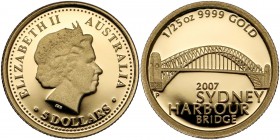 Australia, 5 dolarów 2007 - Sydney Harbour Bridge