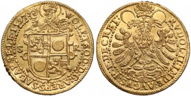 Austria, Salzburg, Wolf Dietrich von Raitenau, Dwudukat 1597 - b. ładny