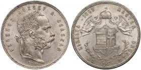 Węgry, Franciszek Józef I, Forint 1869 GYF - menniczy