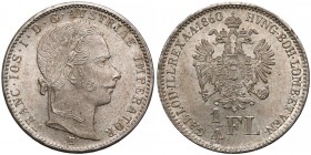 Austria, Franciszek Józef I, 1/4 florena 1860-B