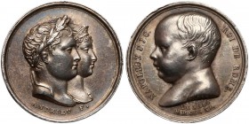 France, Medal Napoleon - Birth of King of Rome 1811