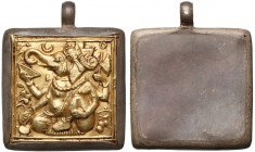Indie, Medalion złocony - Ganeśa