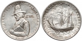USA, 1/2 dolara 1920 - lądowanie Pielgrzymów w Plymouth