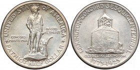 USA, 1/2 dolara 1925 - Lexington Concord