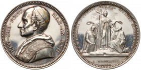 Watykan, Leon XIII, Medal Anno XXII (1899) (Bianchi) z grawerunkiem