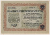 Austria, 10.000 Kronen = 3.000 Kronen ND