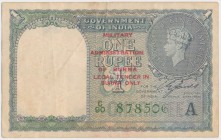 Burma, Military Administration, 1 rupee ND (1940)