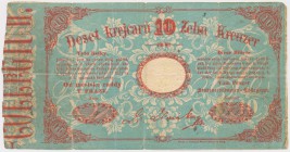 Cech / Österreich, Praha, 10 krejcaru 1848/49 RRR