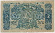 Litwa, 2 litu 1922