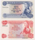 Mauritius, 5 i 10 rupees 1967 (2)