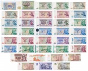 Transnistrian Moldovan Republic, 1-100.000 Rubles 1961-2007 - set of 37 pcs