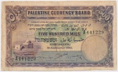Palestyna, 500 mils 1927