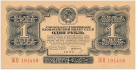 Rosja, 1 rubel 1934