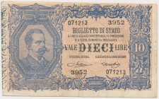 Włochy, 10 lire 1923