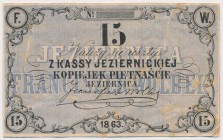 Jeziernica, Franciszek Wolbek, 15 kopiejek 1863 - bardzo rzadkie