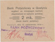 Gostyń, Bank Pożyczkowy 2 marki 1919