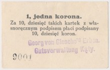 Kąty, Georg von Giesche's Erban, 1 korona (1914)