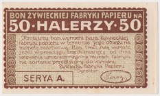 Żywiec, Fabryka Papieru, 50 halerzy (1919)