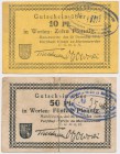 Marienwerder (Kwidzyn), 10 i 50 pfg 1916 (2szt)