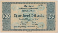 Memel (Kłajpeda), 100 mk 1922