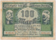 Oletzko (Olecko), 100 mk 1922